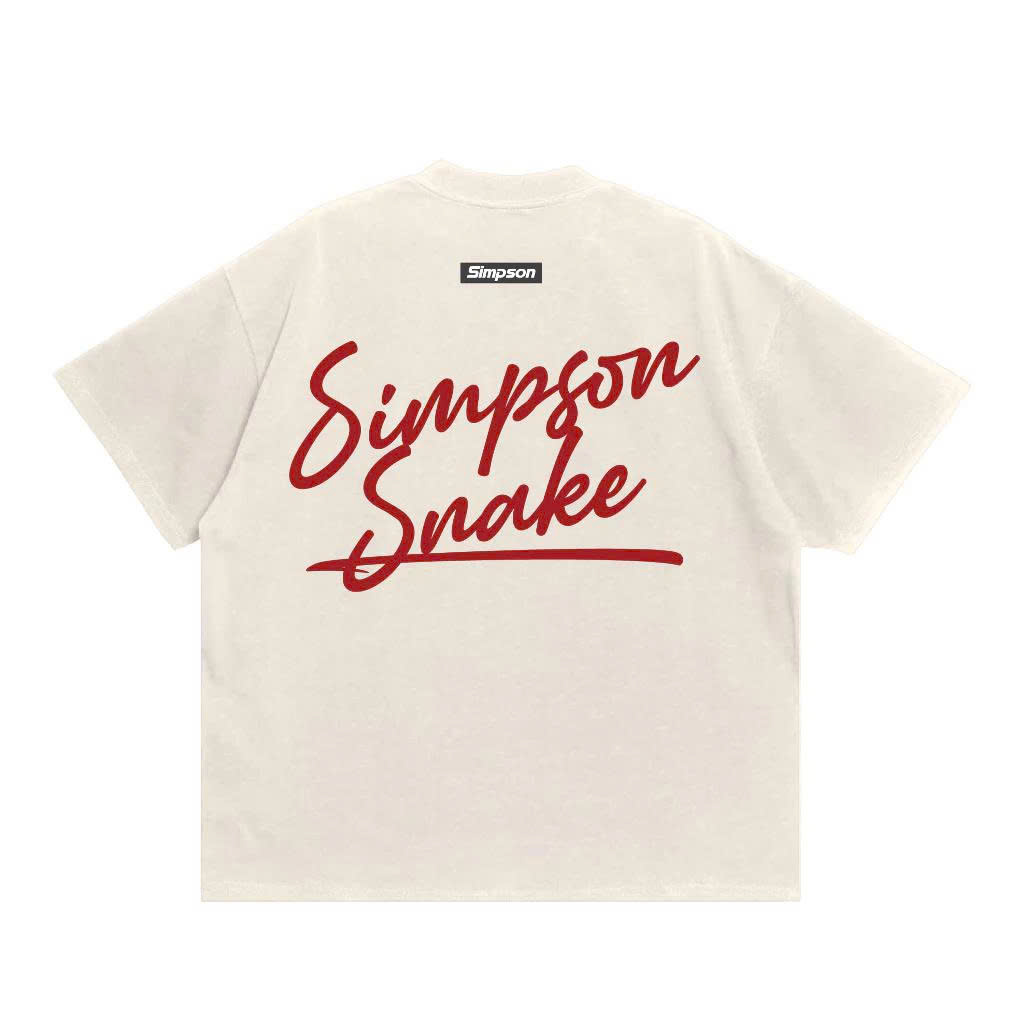 Áo thun Simpson snake thêu xù ( SẮP VỀ HÀNG )