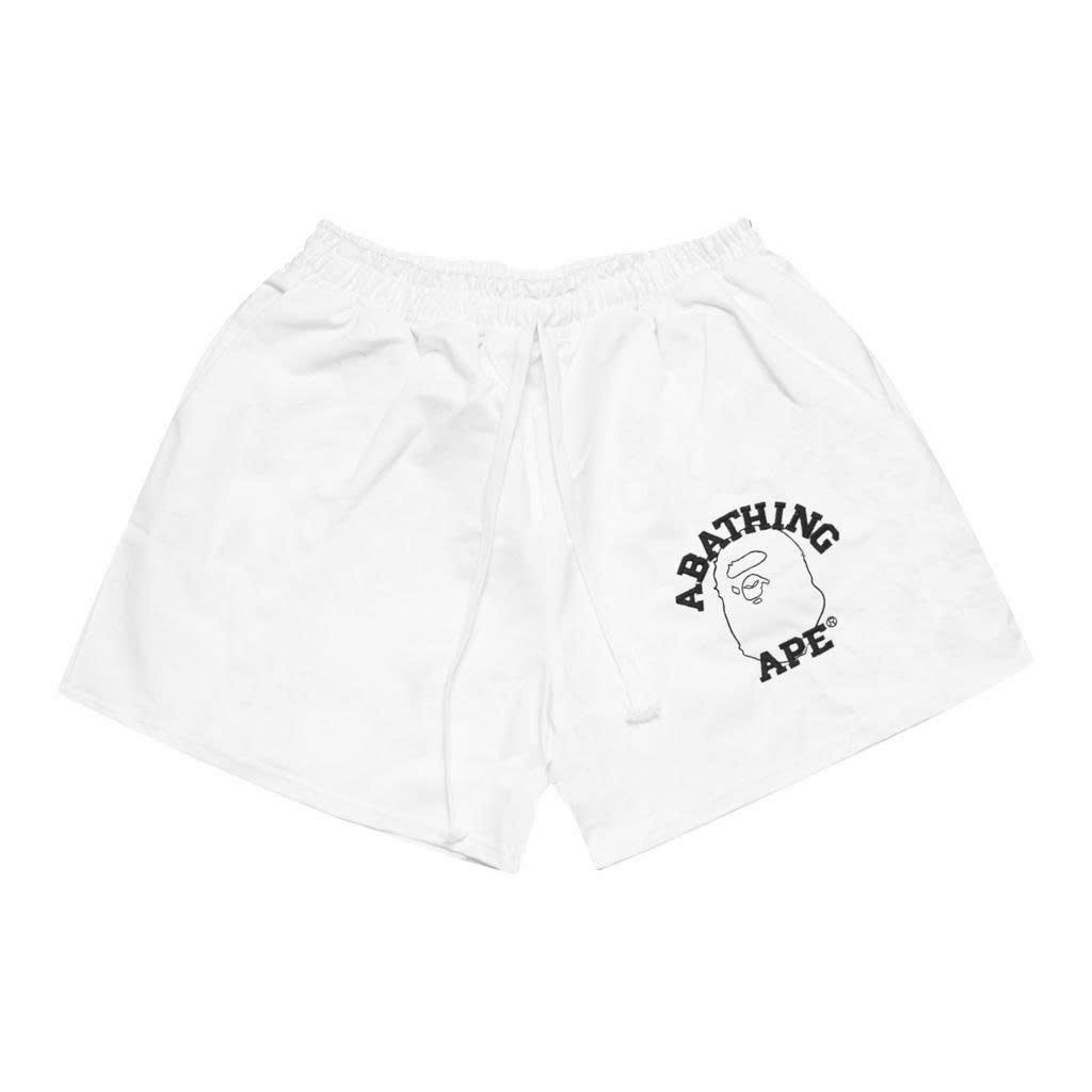 Quần Short Kaki Thêu Bape