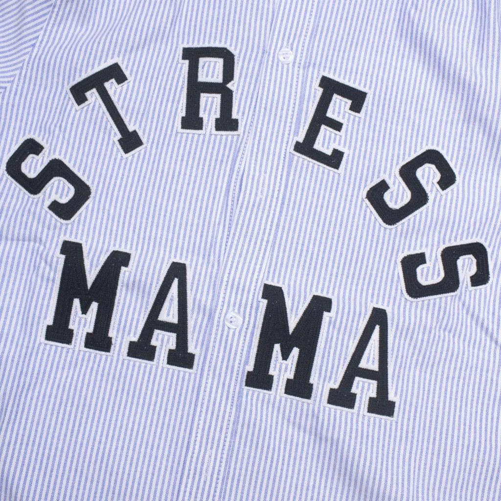 Sơ Mi Stressmama Kẻ Sọc Thêu Tay Dài