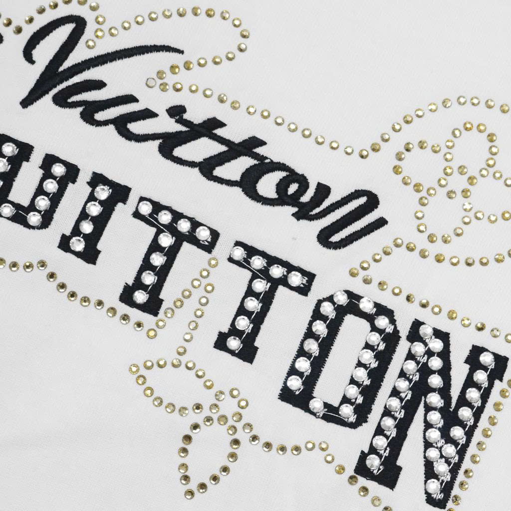 Áo Thun Louis Vuitton Họa Tiết Đính Đá