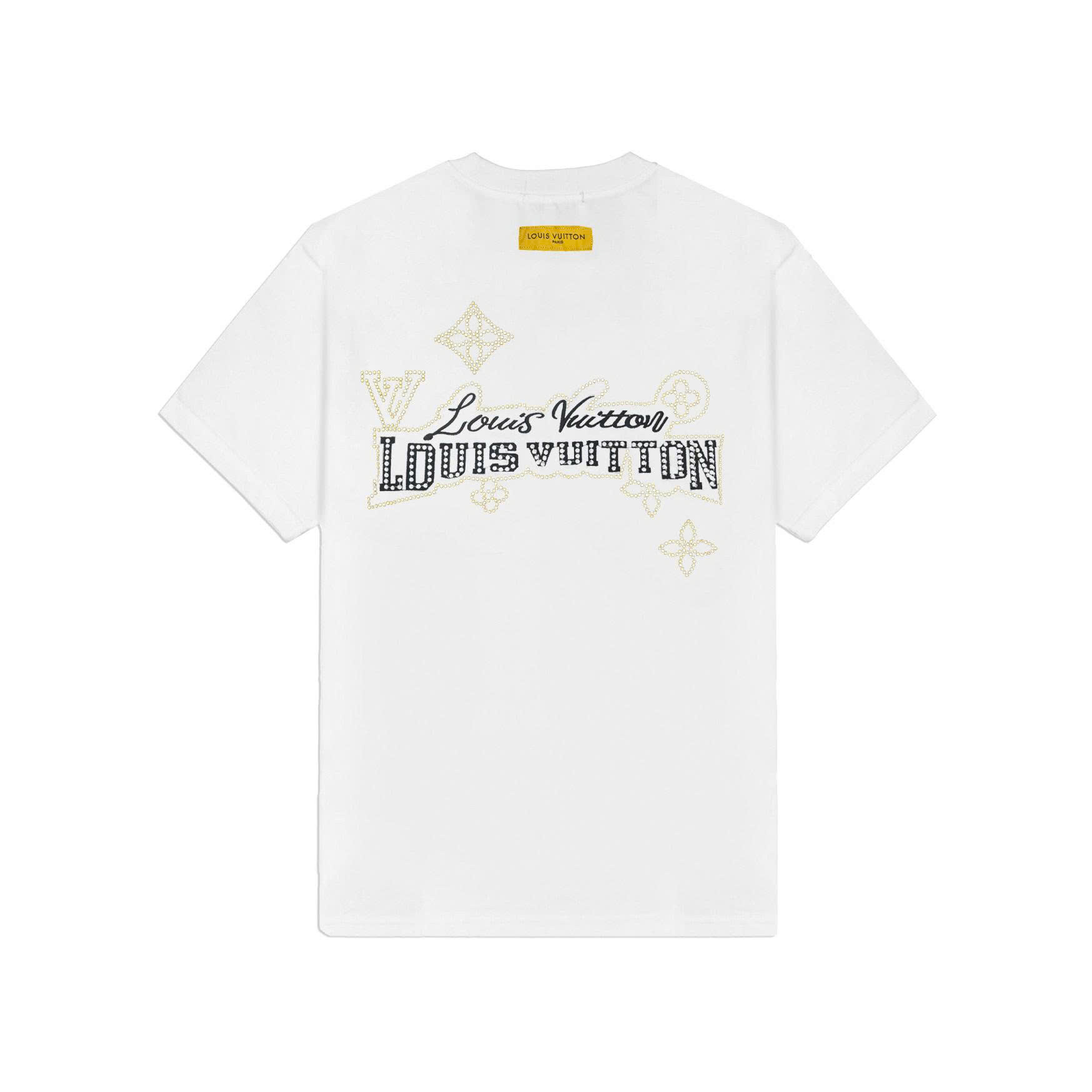 Áo Thun Louis Vuitton Họa Tiết Đính Đá