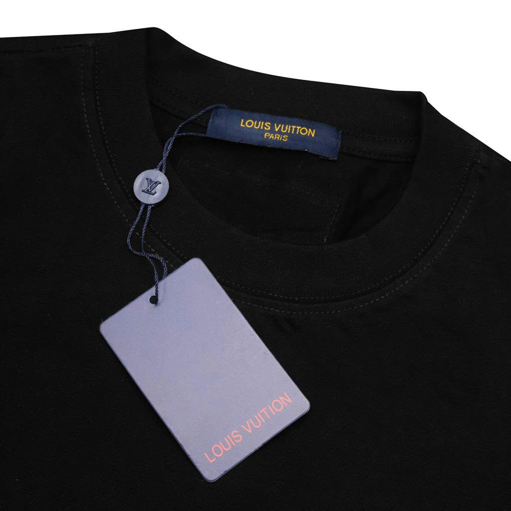 Áo Thun Louis Vuitton Họa Tiết Đính Đá