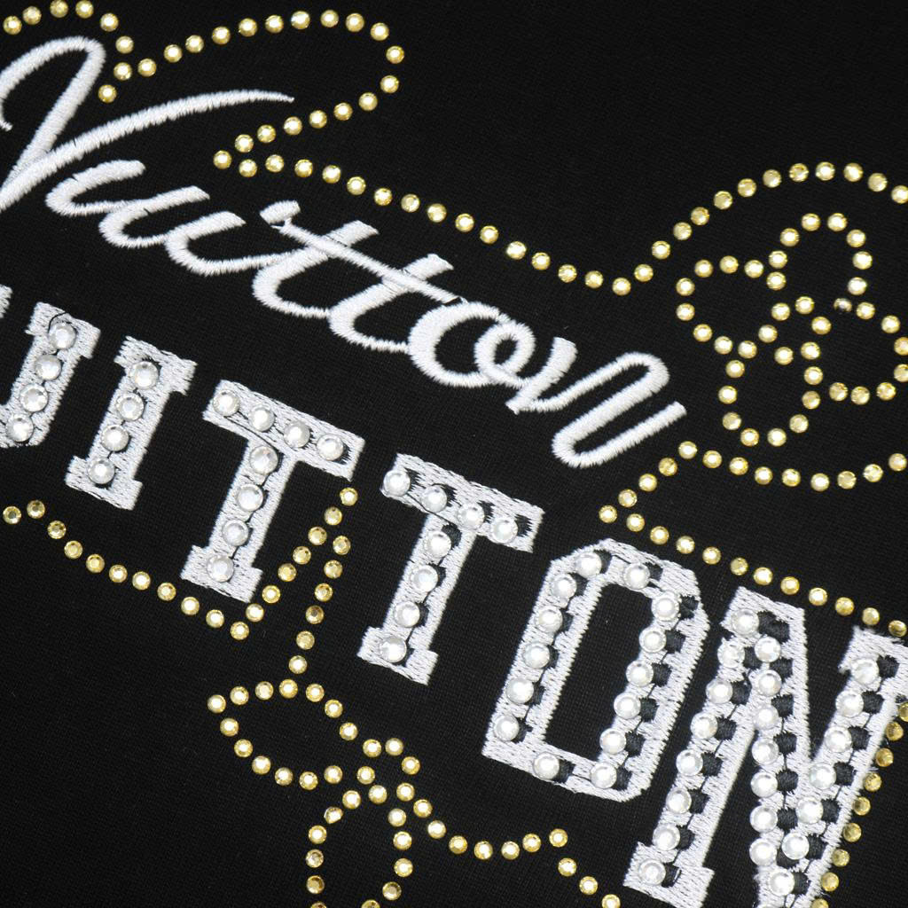 Áo Thun Louis Vuitton Họa Tiết Đính Đá