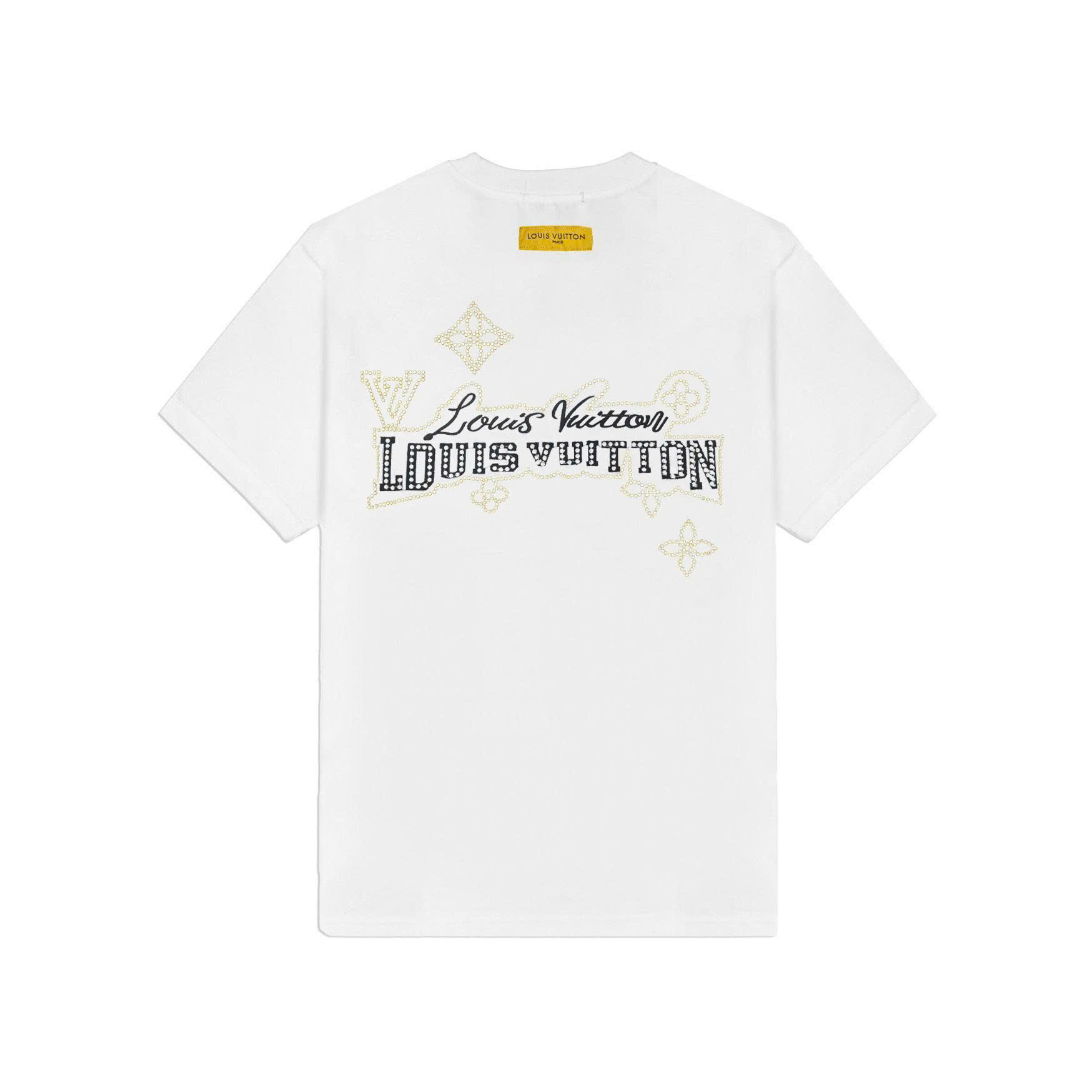 Áo Thun Louis Vuitton Họa Tiết Đính Đá
