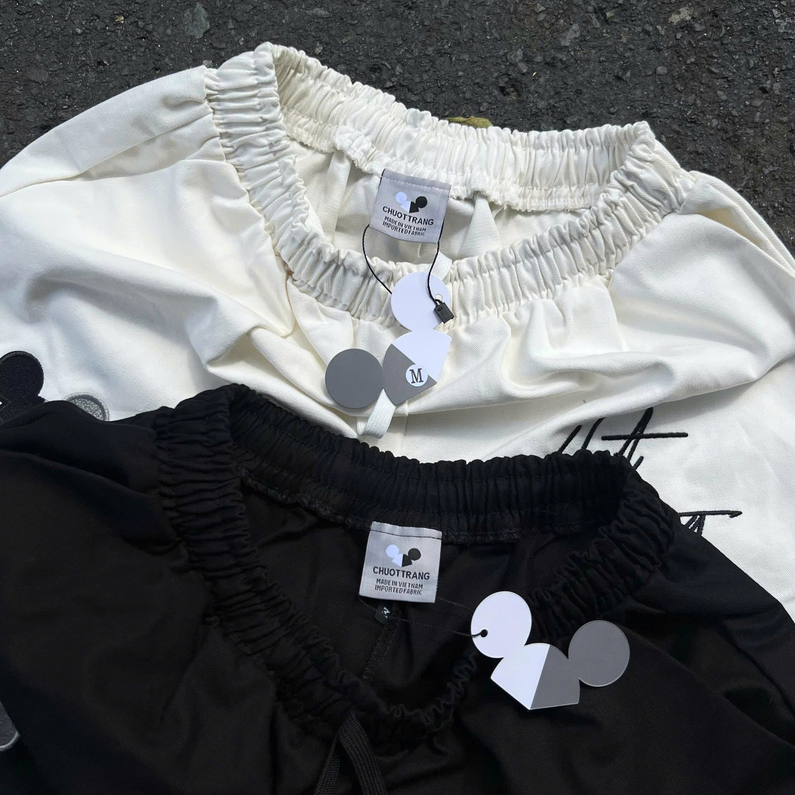 Quần Short Kaki Chuottrang® Mix Logo