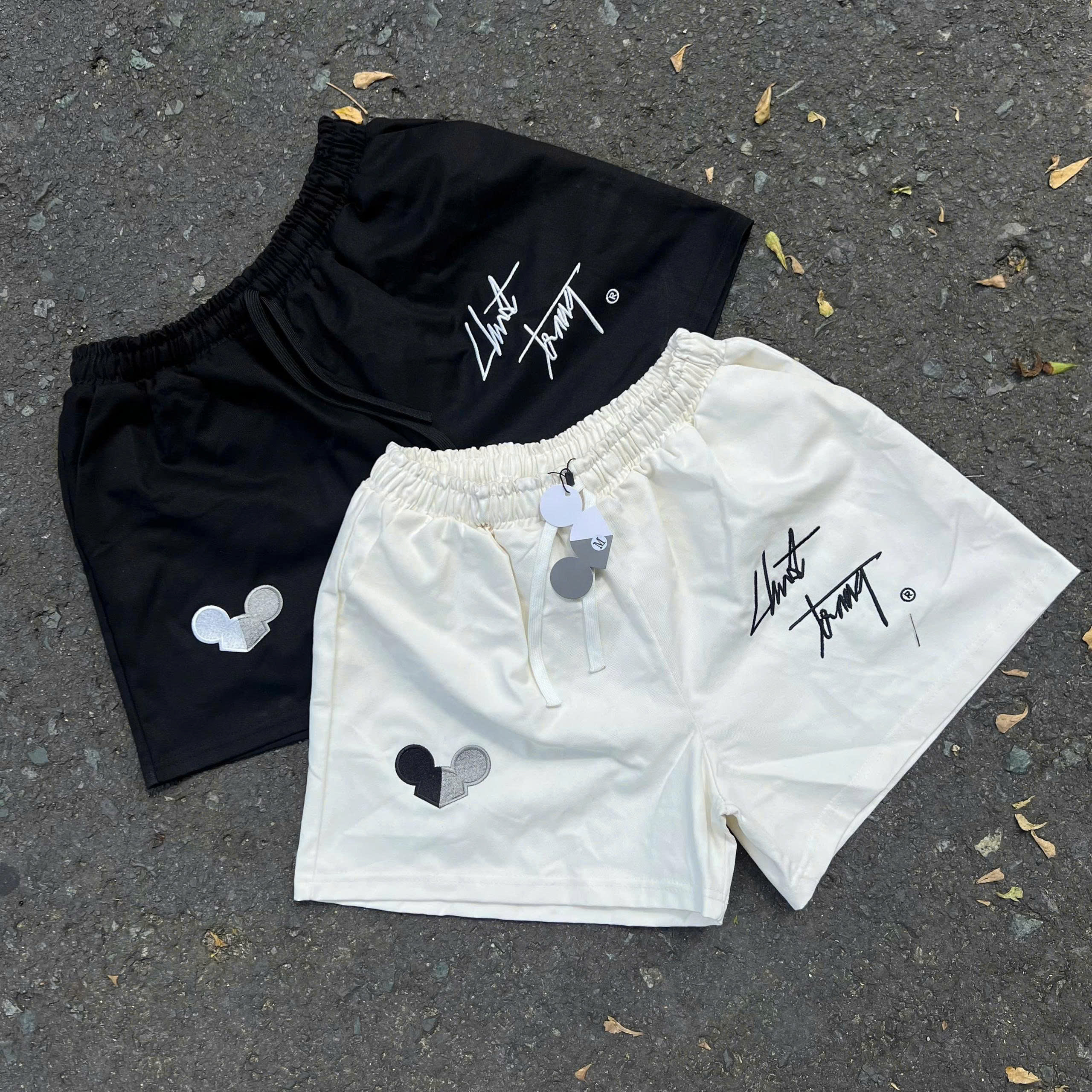 Quần Short Kaki Chuottrang® Mix Logo