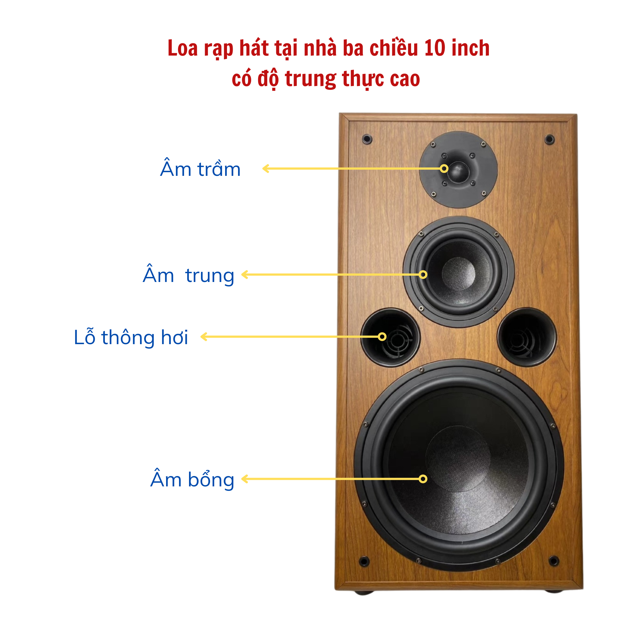 Bộ Loa BookShelf Gỗ F109. Công suất 400w