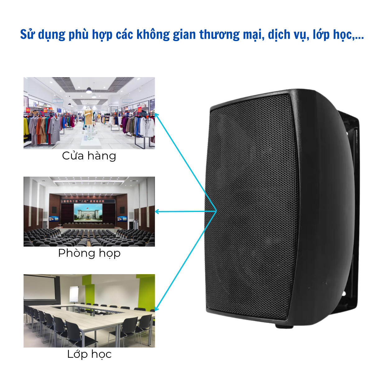 Loa Treo Tường HY-312 – Giải Pháp Âm Thanh Cho Quán Café, Nhà Hàng, Lớp Học