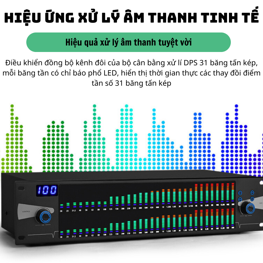LỌC XÌ- Bộ cân bằng kĩ thuật số GUNSSI EQ-2022