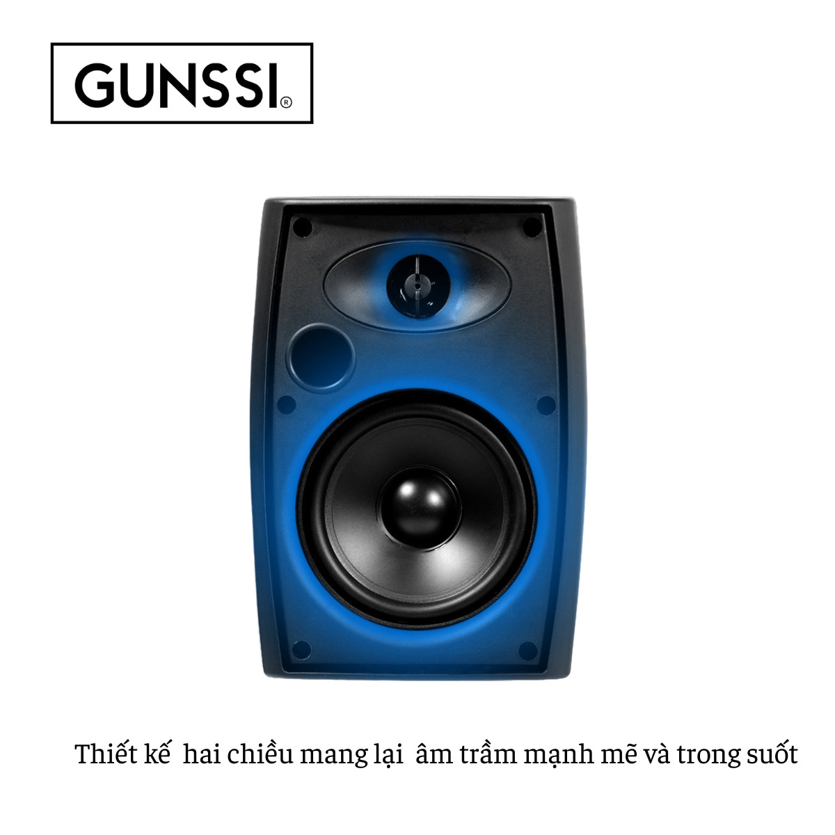 Loa treo tường GUNSSI HY-313-công suất 40W-thích hợp treo phòng khách-văn phòng-bảo hành 12 tháng
