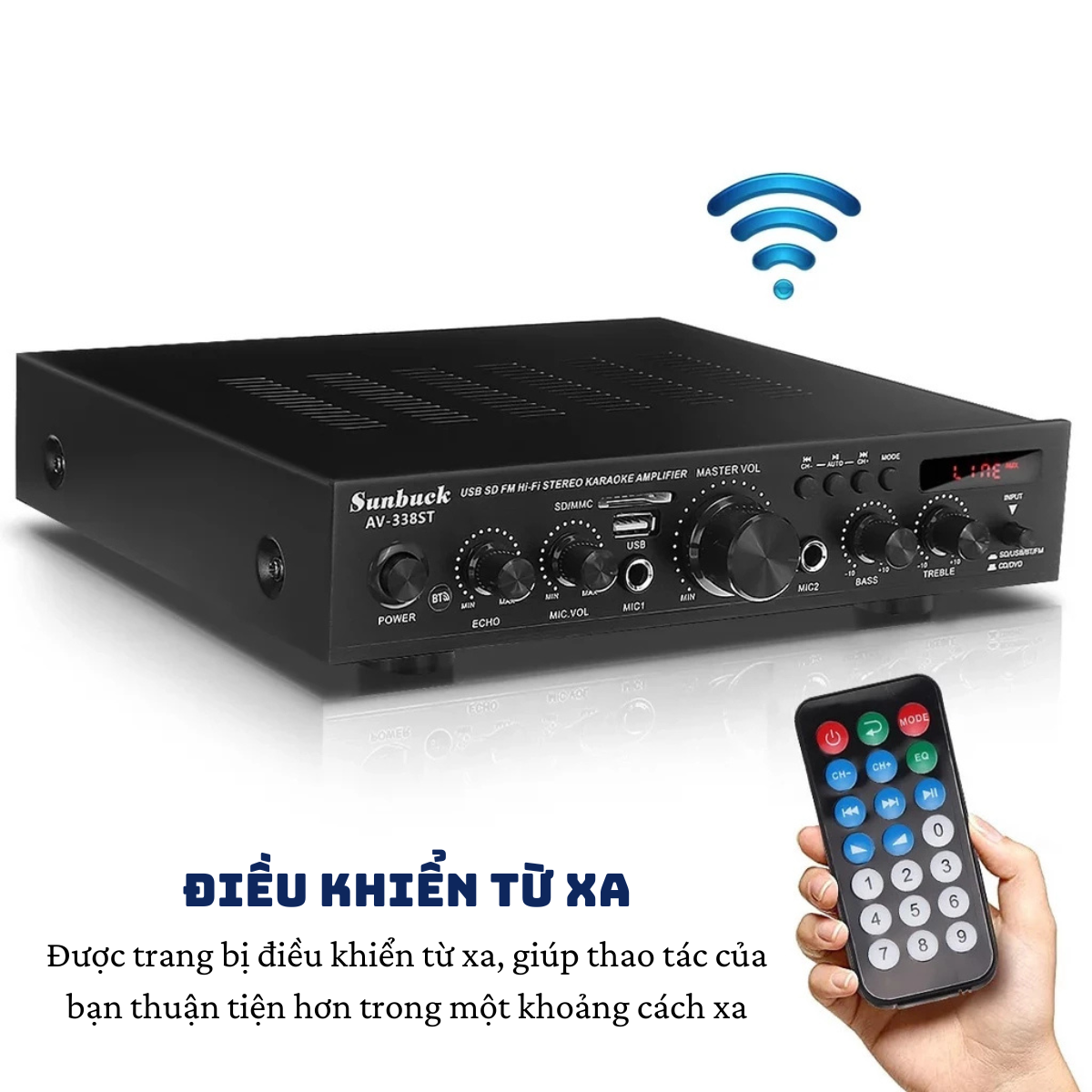 Amply Bluetooth AV-338ST