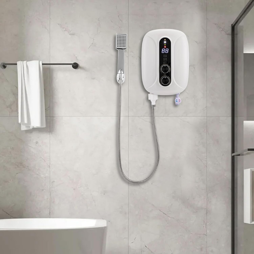 Máy nước nóng trực tiếp Gunssi DSK-55-thiết kế nhỏ gọn-dễ dàng lắp đặt nhiều vị trí trong nhà,căn hộ
