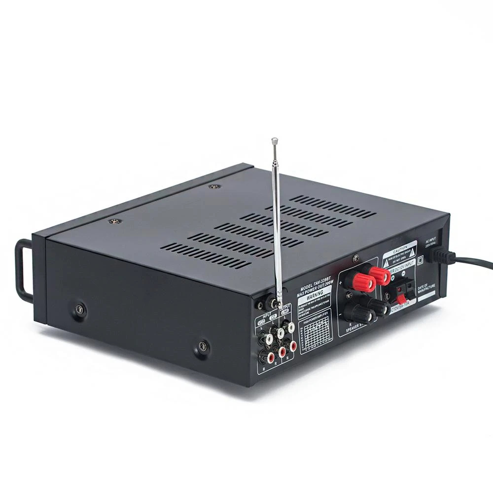 Amply mini Gunssi bluetooth 339BT/12V âm thanh sắc nét-khuyếch đại chất lượng cao-karaoke gia đình