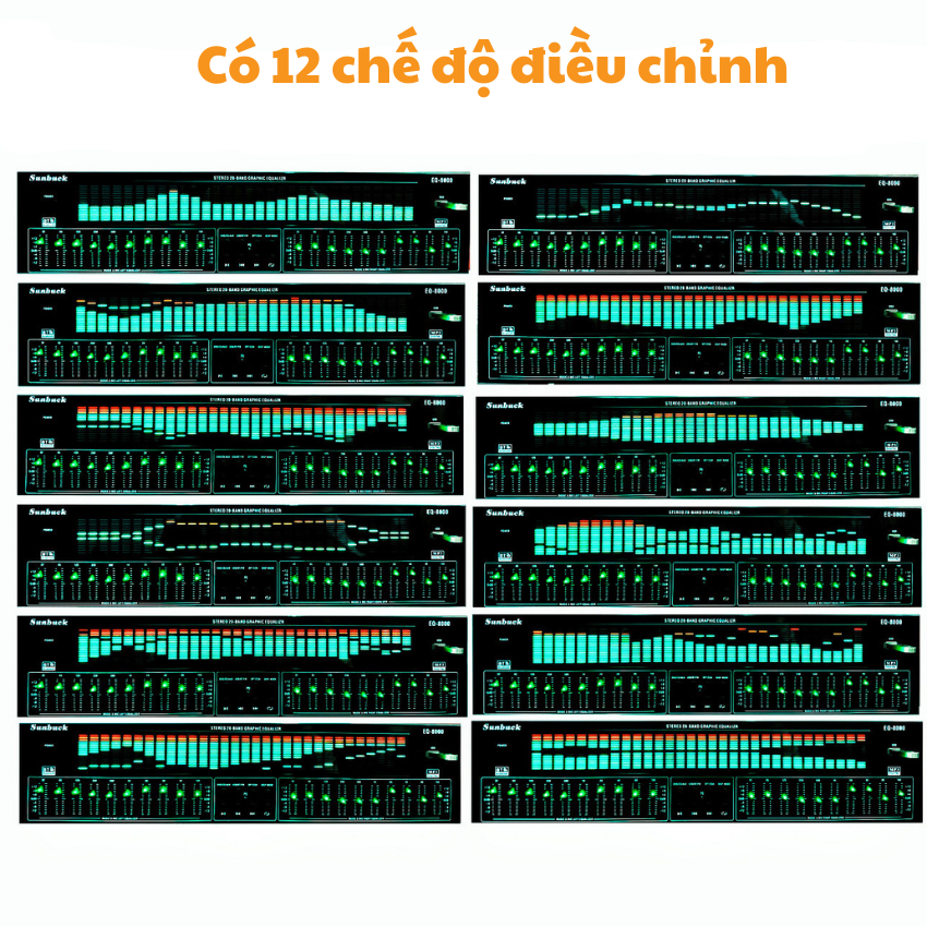 Lọc xì-cân bằng âm thanh EQ-8000