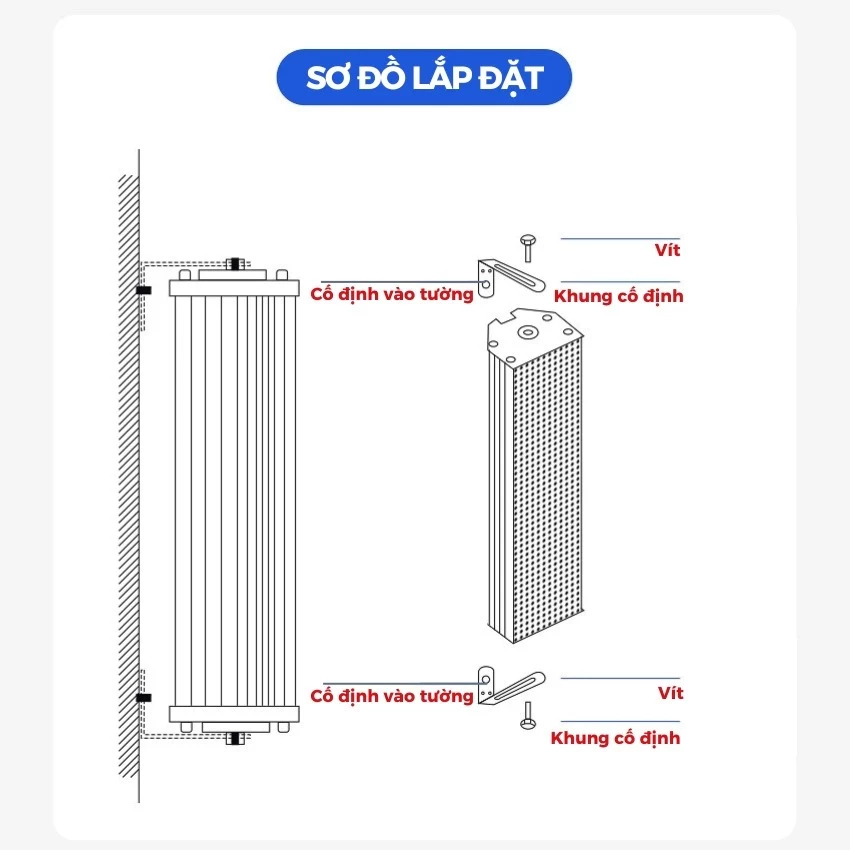 Loa cột treo tường SAST HQ-260 HQ-280, loa hộp treo tường, loa gắn tường ngoài trời công suất lớn 80W, chất âm hay