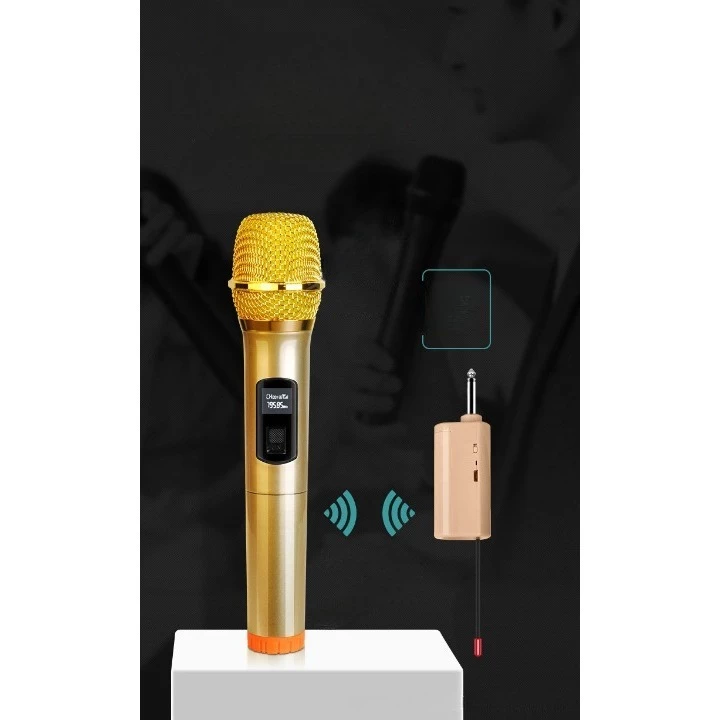 BỘ 2 MICRO VHF không dây chế tác từ chất liệu cao cấp-hút âm tốt-cho độ nhạy cao-bảo hành 12 tháng