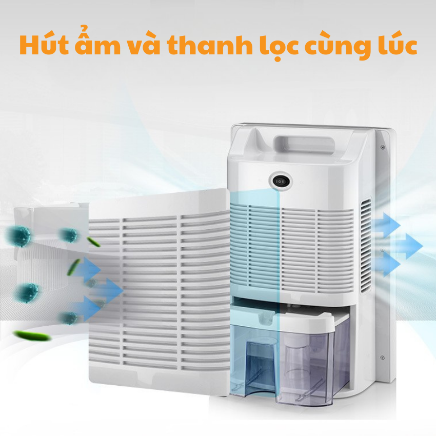 Máy Hút Ẩm 2L YANGZI CS10E Gunssi – Hút Ẩm Nhanh, Màn Hình LED, Phòng Ngủ & Gia Đình