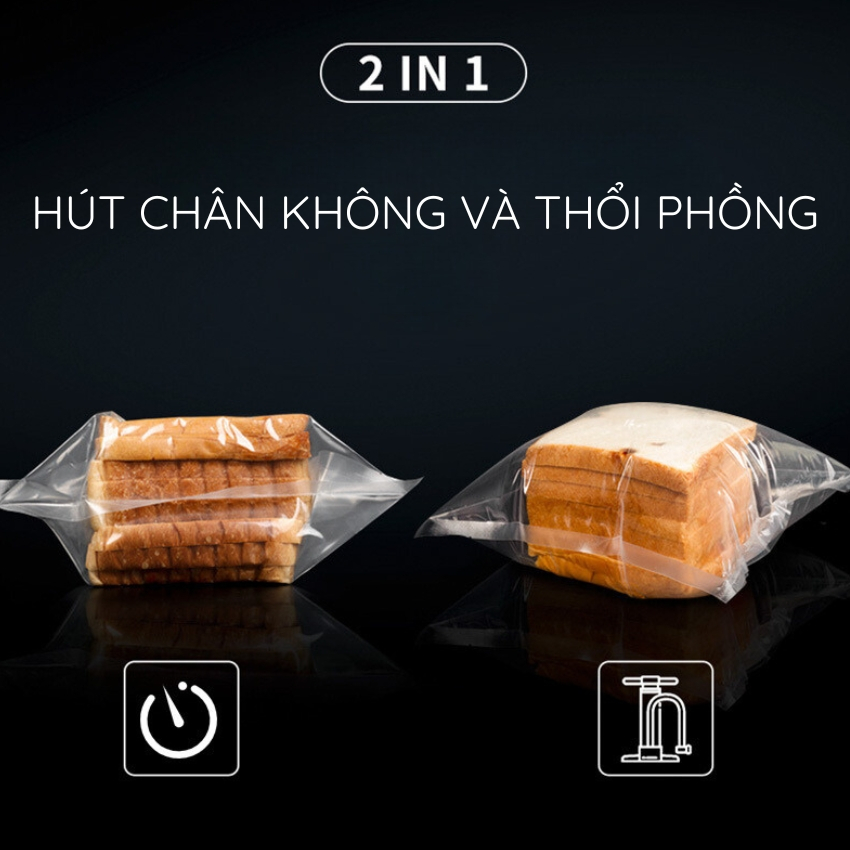 Máy hút chân không không kén túi GUNSSI P350A-đa năng-túi hàn tự động-phù hợp kinh doanh các hộ gia đình