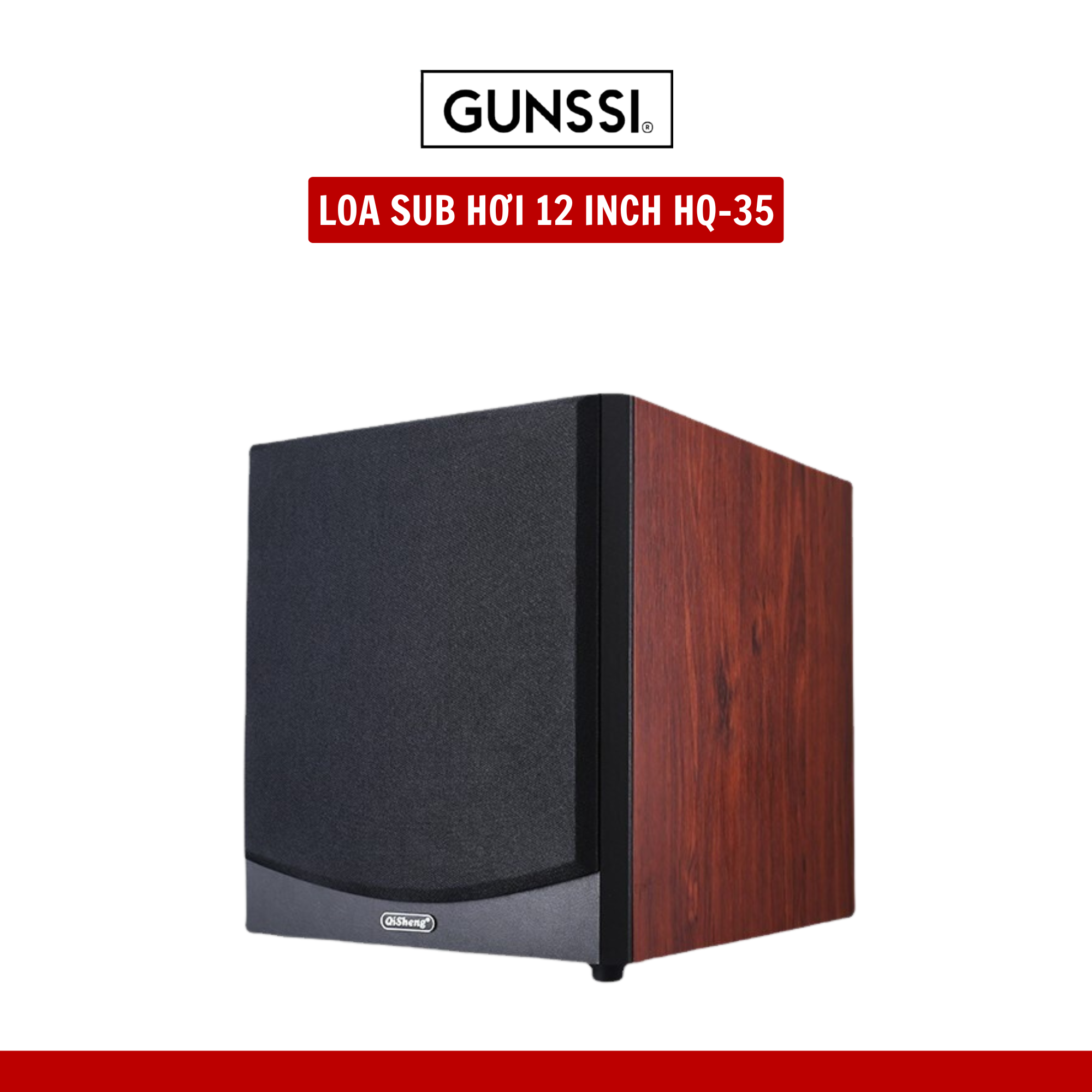 Loa Sub Hơi HQ-35 Bass 30 (12 Inch), Công Suất 200w, Loa Siêu Trầm Thụ Động Cho Dàn Âm Thanh Gia Đình
