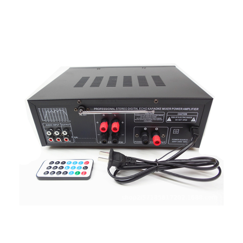 Amply bluetooth Gunssi av-326bt công suất đầu ra lớn-thiết kế nhỏ gọn-âm thanh sắc nét riêng biệt