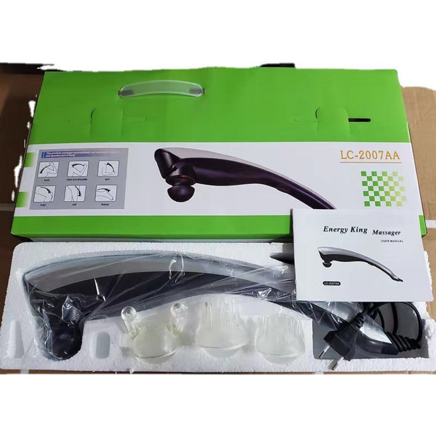 Máy đấm lưng cầm tay LC-2007AA , máy mát xa cầm tay cao cấp tặng kèm 3 đầu mat xa cao cấp