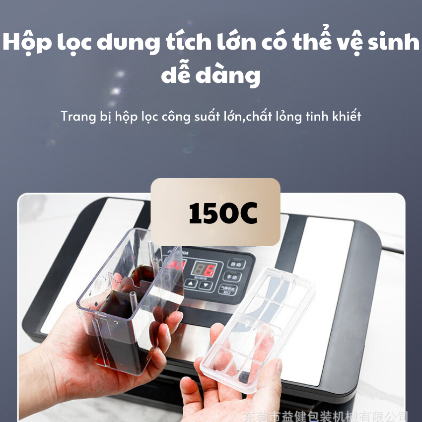 PWZ320A Máy Hút Chân Không Thực Phẩm – Hút Mạnh, Đường Hàn Rộng, Bảo Quản Tươi Lâu