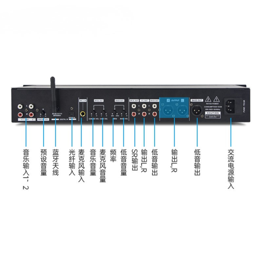 Vang Cơ Karaoke LD-300 Cao Cấp – Chống Hú Hiệu Quả, Echo Reverb Mượt, Cân Chỉnh Dễ Dàng Cho Dàn Karaoke Gia Đình