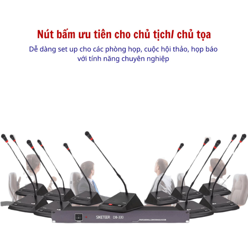 Mic Cổ Ngỗng IR2200 – Âm Thanh Rõ Nét, Chống Hú Tốt, Dùng Cho Hội Nghị – Phát Biểu