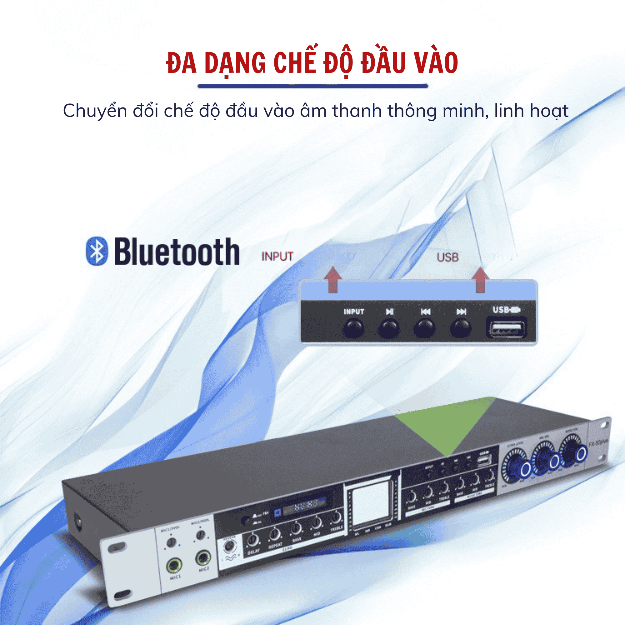 Vang Cơ Karaoke NEX FX-50 Plus – Chống Hú, Hát Hay Như Studio – Bảo Hành Chính Hãng Gunssi