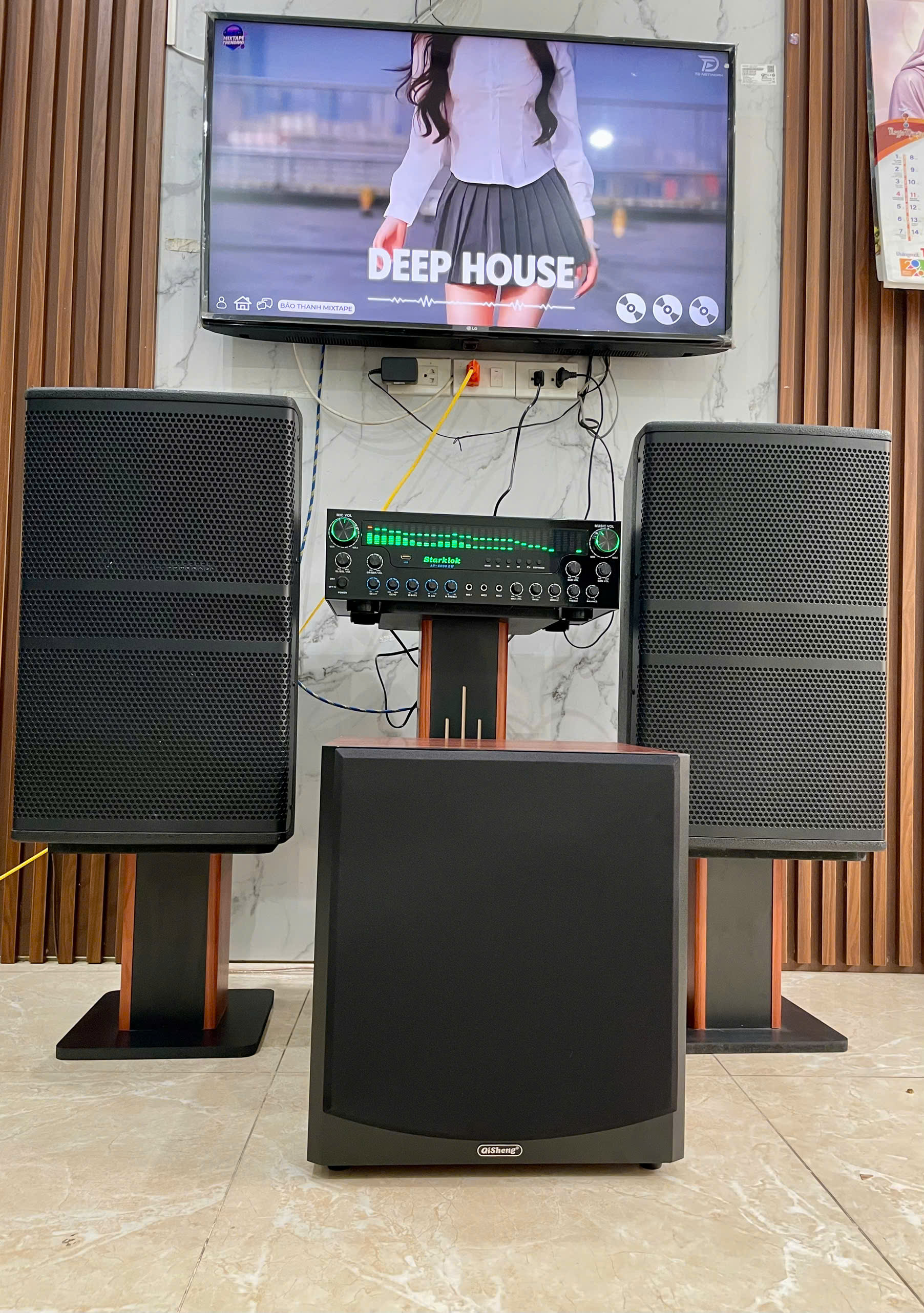 Loa Sub Hơi HQ-35 Bass 30 (12 Inch), Công Suất 200w, Loa Siêu Trầm Thụ Động Cho Dàn Âm Thanh Gia Đình