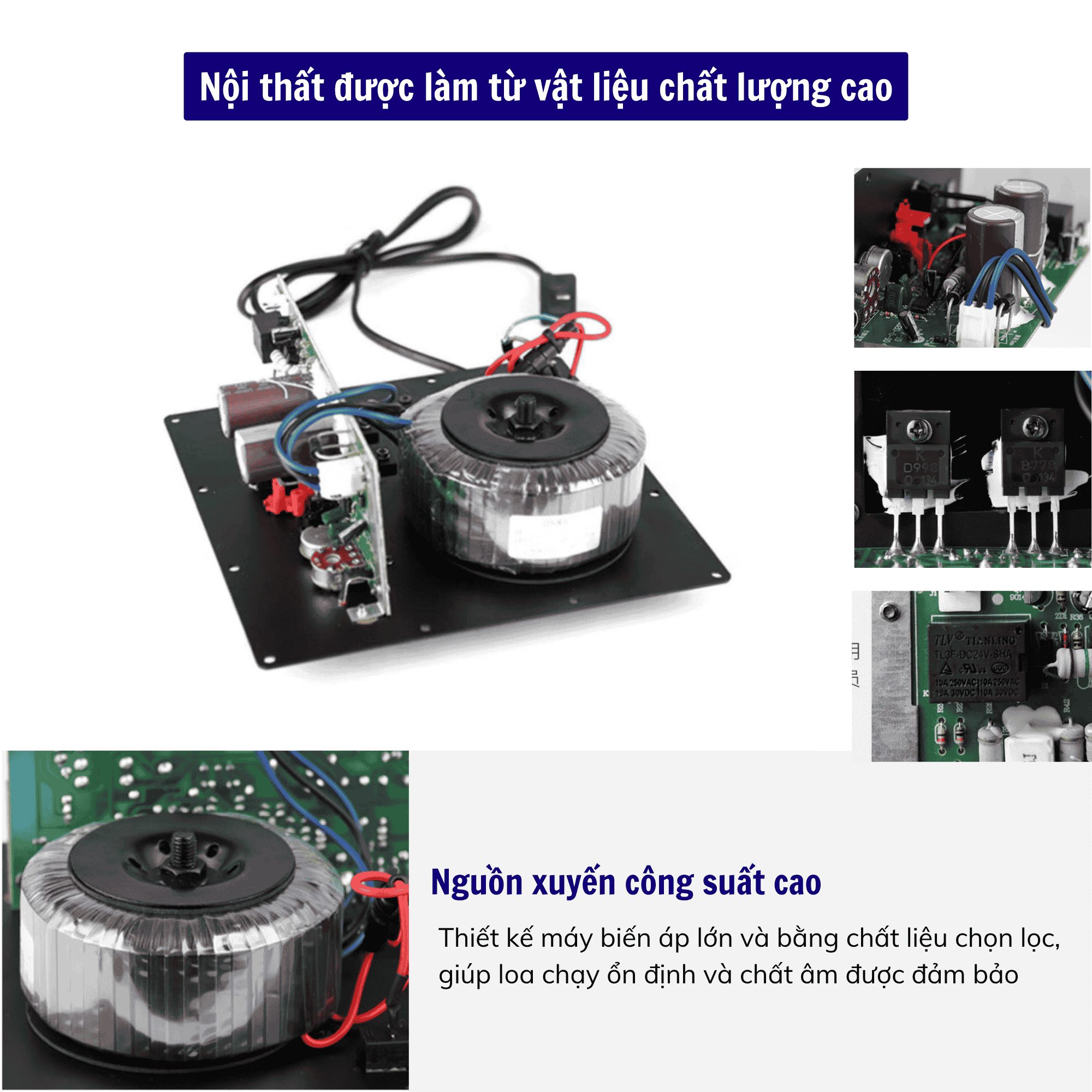 Loa trầm Gunssi Sub L8 có công suất khủng-chất liệu cao cấp và bộ khuyếch đại chuyên nghiệp hiện đại