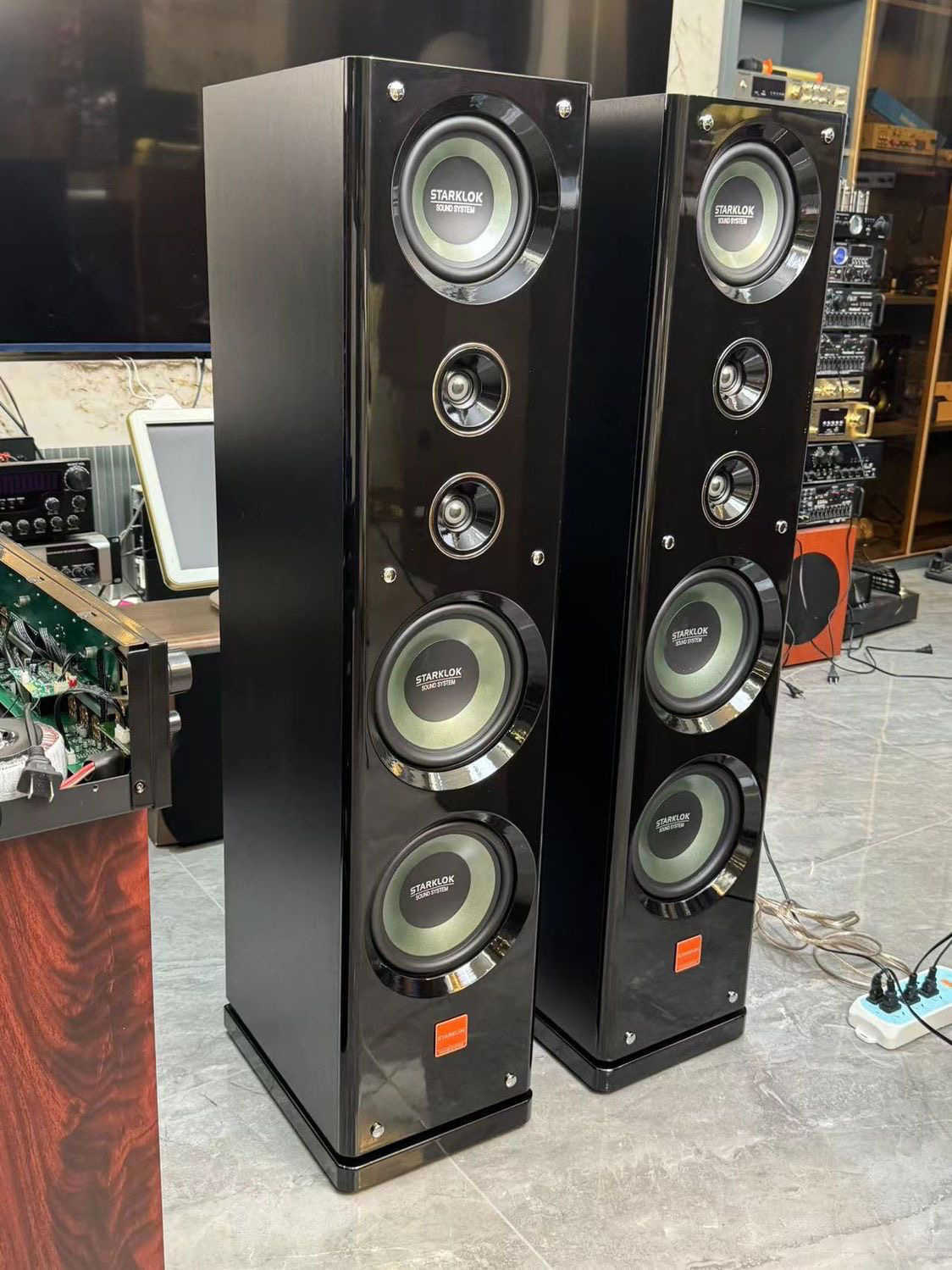 Loa Cây Starklok Cycle 9, Loa Đứng Sàn Công Suất 500W, Loa Bass Mạnh, Karaoke Gia Đình, Bảo Hành 12 tháng