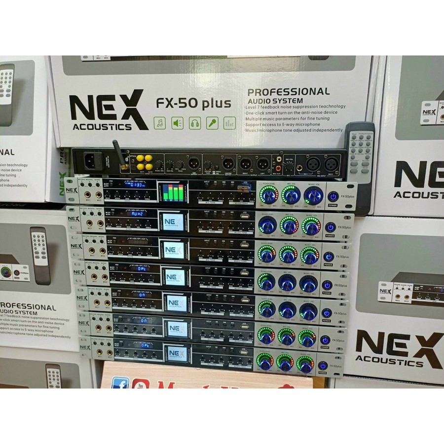 Vang Cơ Karaoke NEX FX-50 Plus – Chống Hú, Hát Hay Như Studio – Bảo Hành Chính Hãng Gunssi