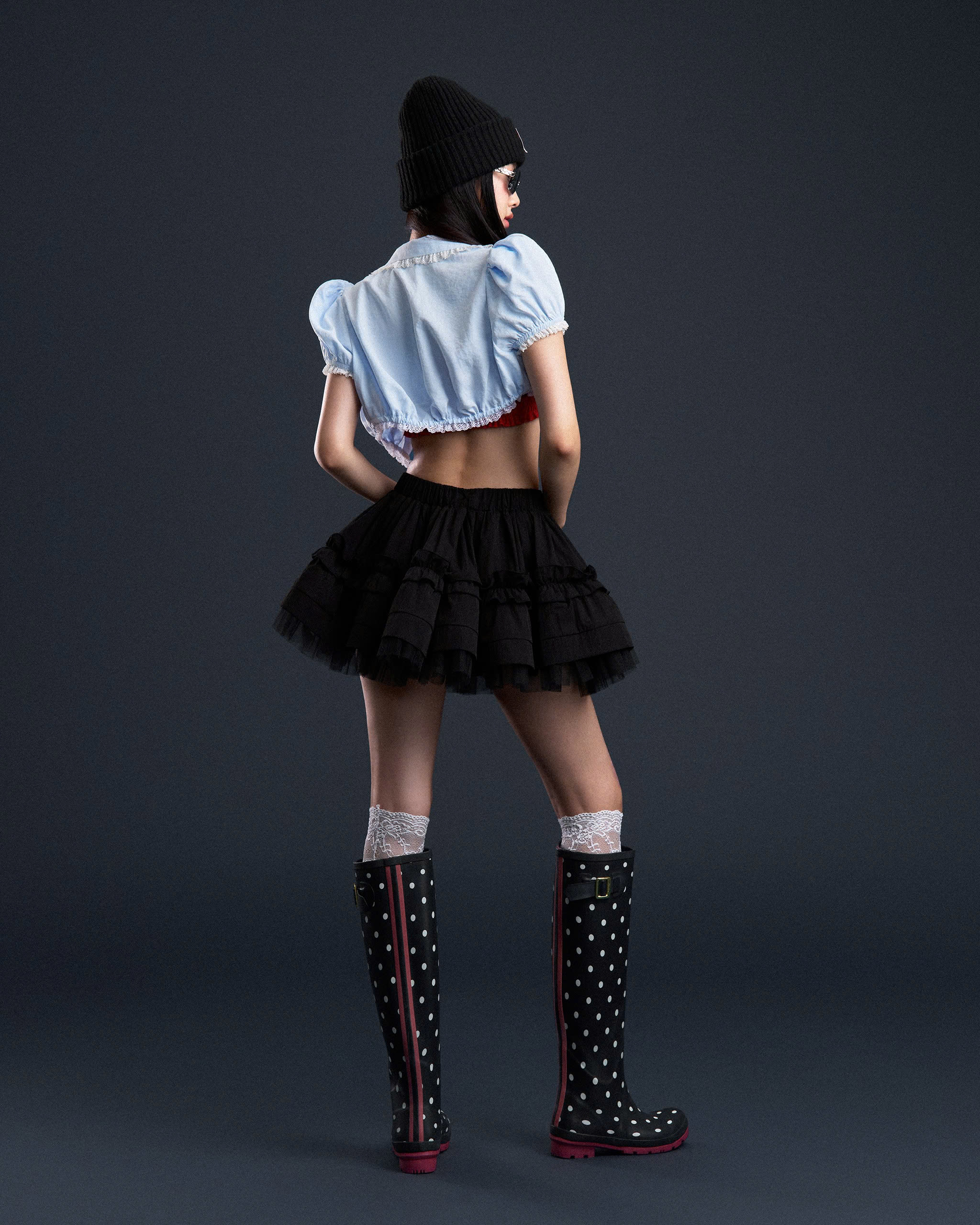 Chân váy đen ngắn xoè - Abyss Skirt Chân váy đen ngắn xoè - Abyss Skirt