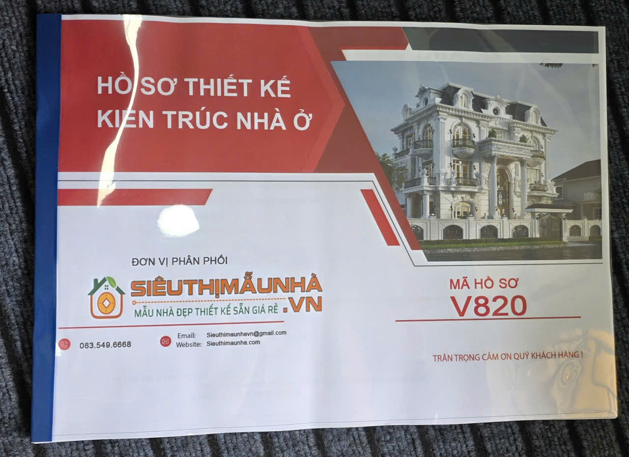 V906 | Bản vẽ Kiến trúc mẫu nhà mái Thái 1 tầng đẹp kích thước 10x17, 3 phòng ngủ.