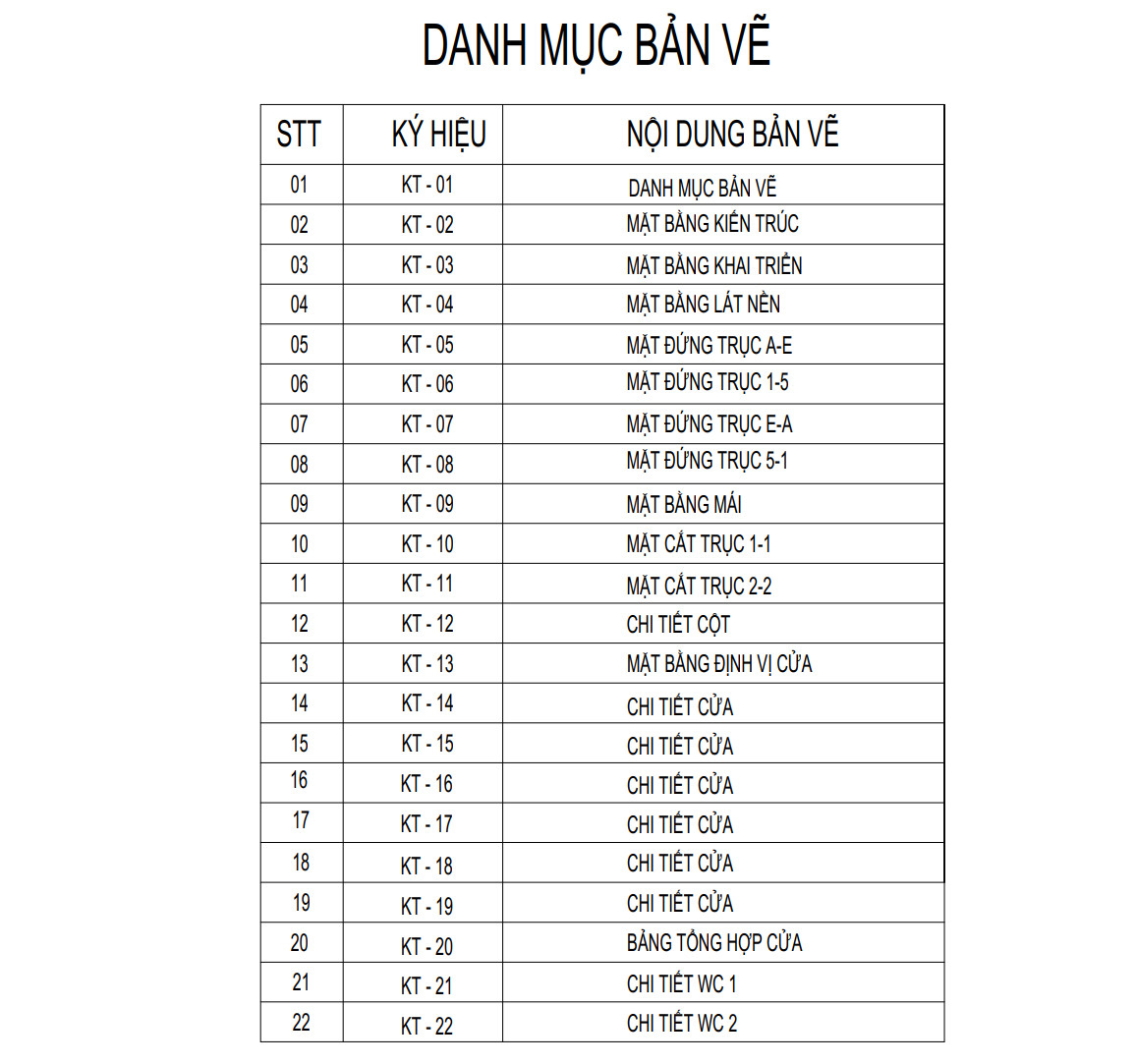 V814 | Bản vẽ kiến trúc mẫu nhà mái Nhật 1 tầng 4 phòng ngủ kích thước 12,5x11,5m