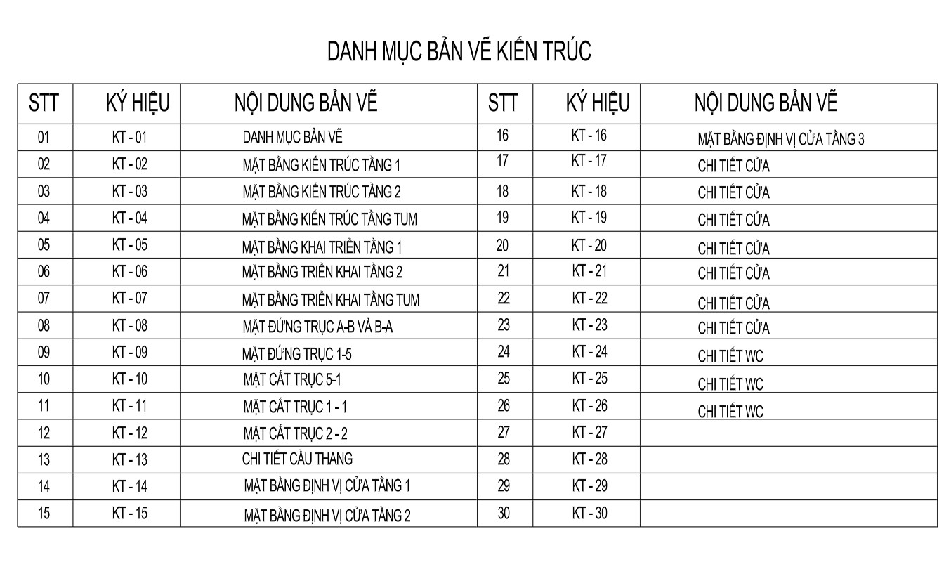 V697 | Bản vẽ thiết kế Full hồ sơ mẫu nhà phố 2 tầng 1 tum, 4 phòng ngủ 4 WC, kích thước 5x18m, bản in A3 đẹp, phối cảnh 3D
