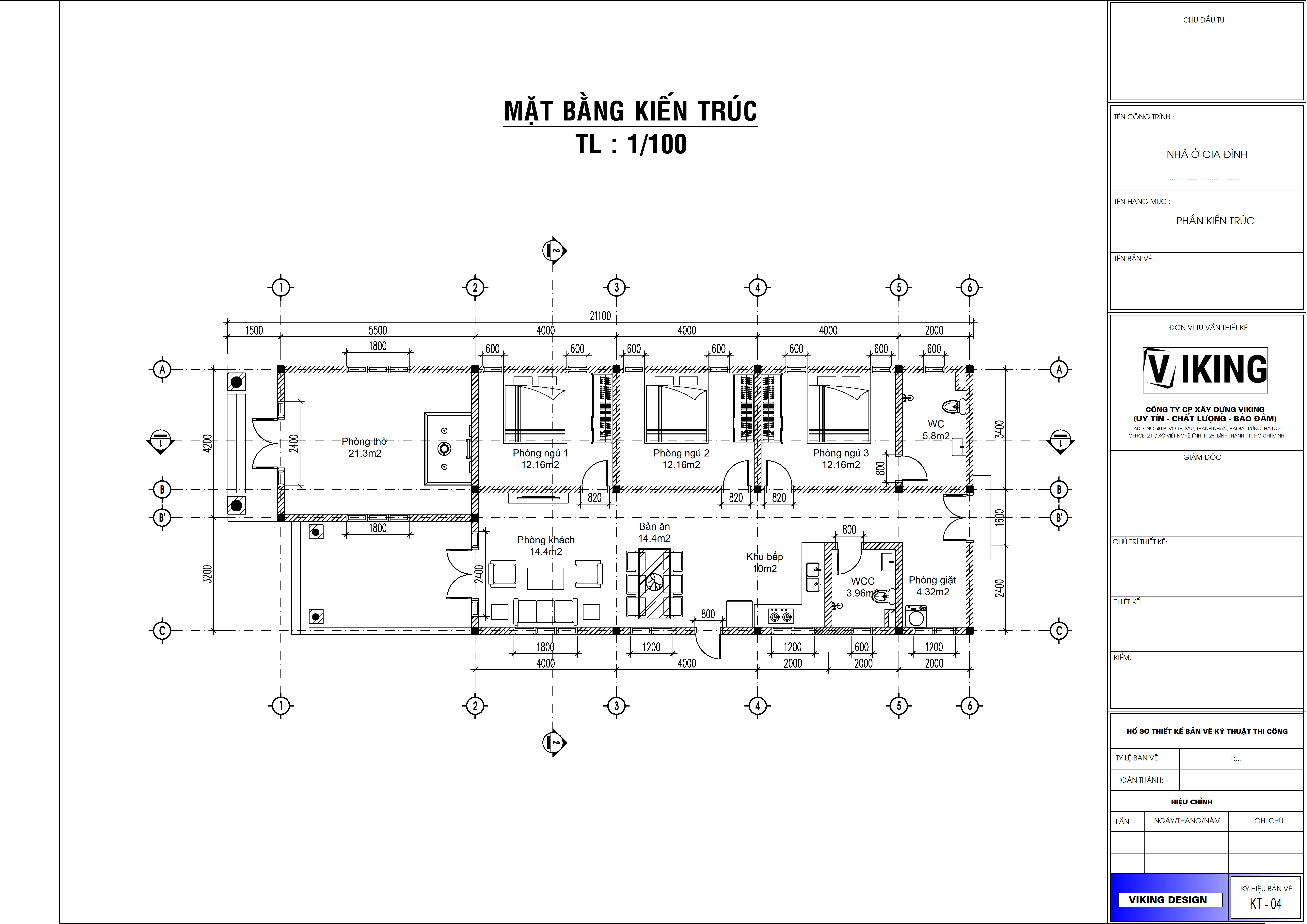 V426 | Bản vẽ thiết kế mẫu nhà mái Thái tân cổ điển 1 tầng 3 phòng ngủ, kích thước 7.5x20m, bản in A3 đẹp, có phối cảnh 3D