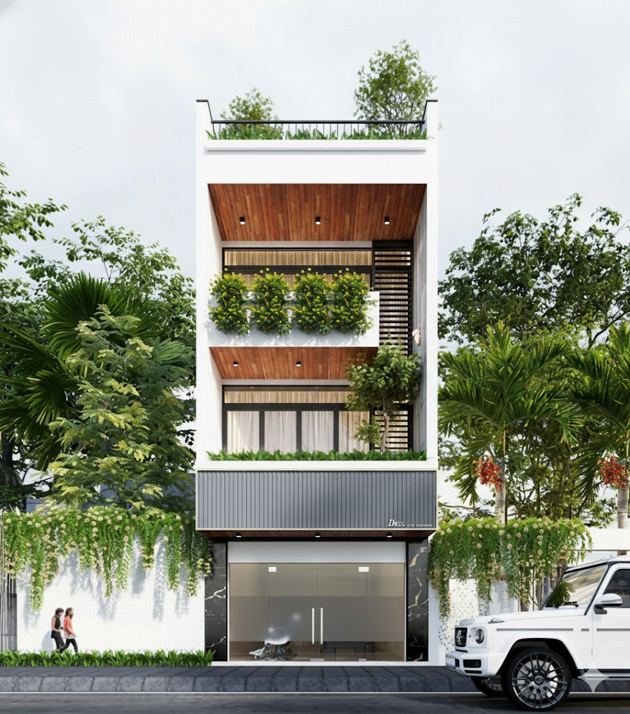 NP14102025 | Nhà phố hiện đại 3 tầng 1 tum 5x18m đầy đủ bản vẽ kiến trúc