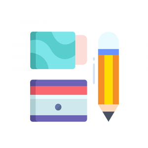 Bút chì - Gôm - Gọt chì