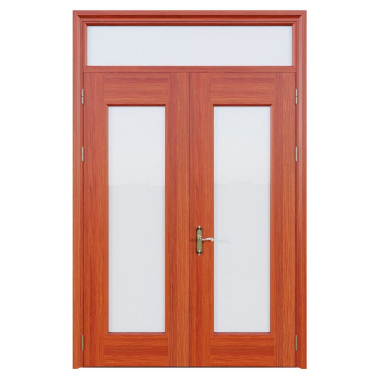 Cửa thép vân gỗ Jagning 2 cánh cân LP-2D-05