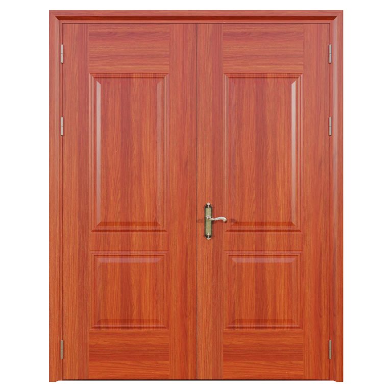Cửa thép vân gỗ Jagning 2 cánh cân LP-2D-07