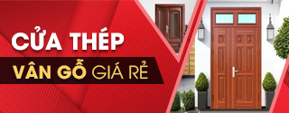 Cửa thép vân gỗ Jagning