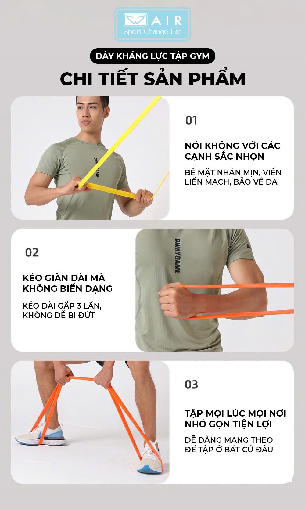 Dây Kháng Lực dài 2080