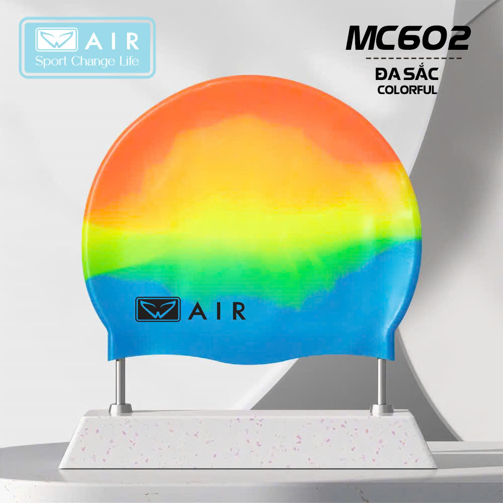 Mũ bơi silicon Mix màu