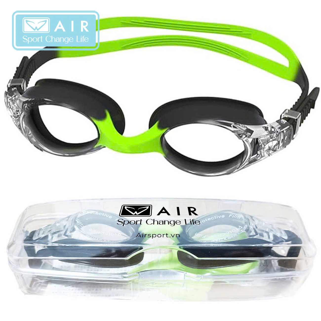 Kính Bơi Trẻ Em AIR1906 chống nước, chống sương mờ