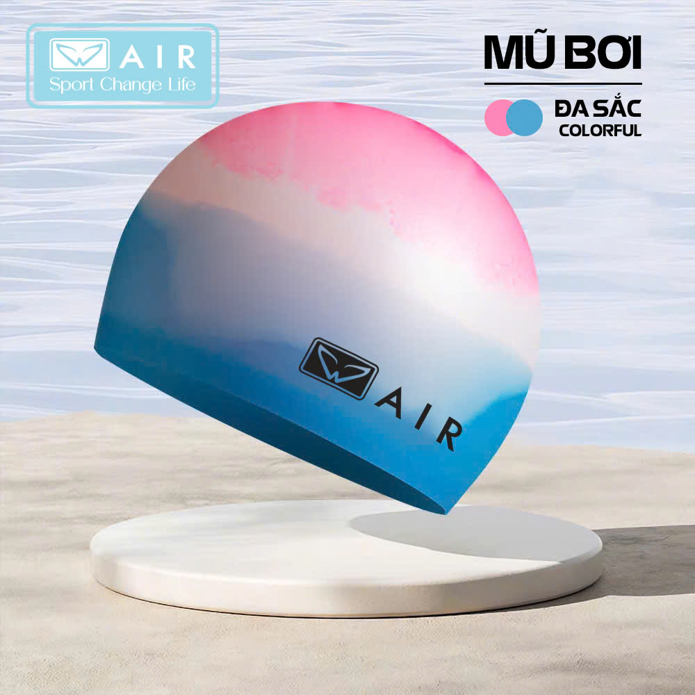 Mũ bơi silicon Mix màu