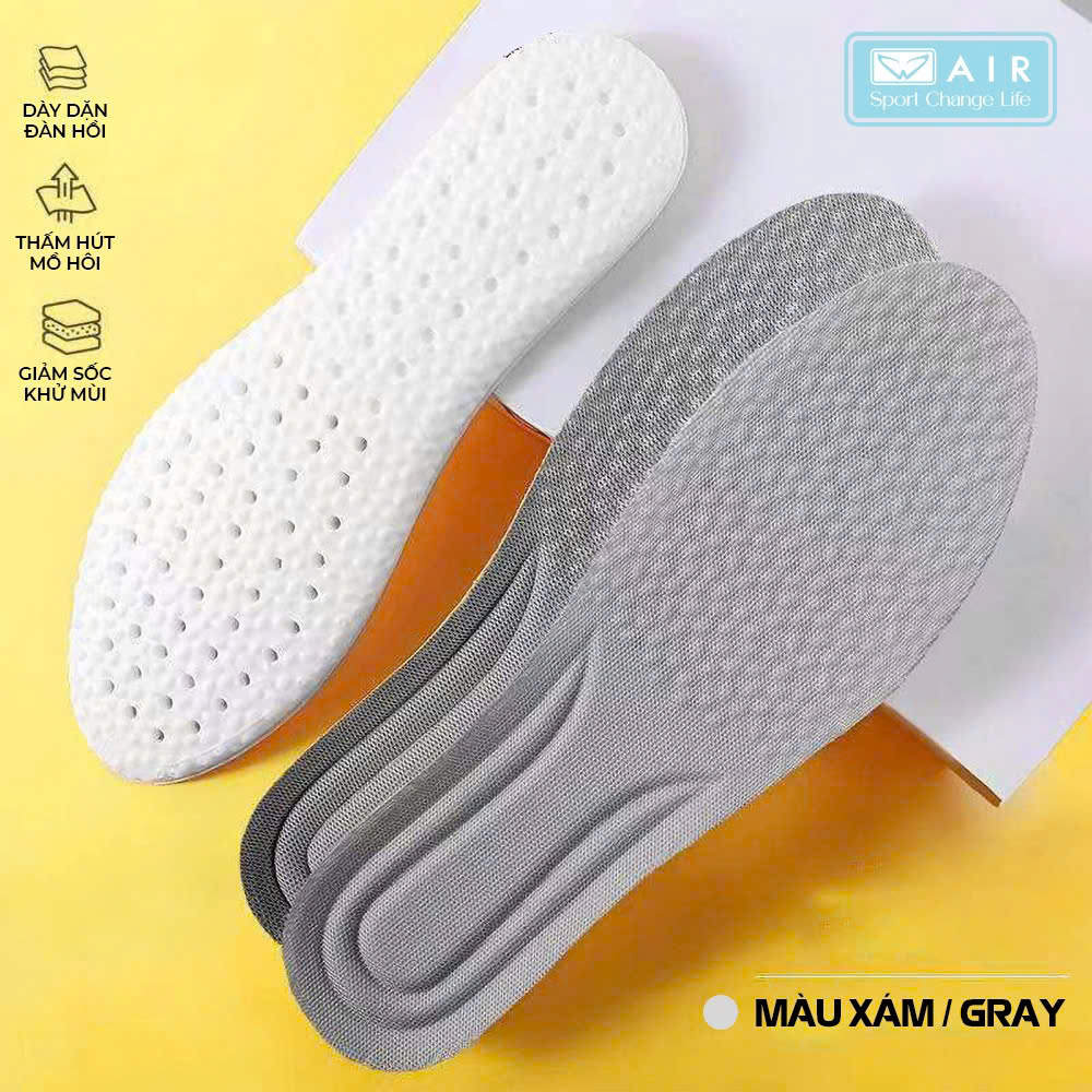 Lót giày thể thao khử mùi - kháng khuẩn- êm ái