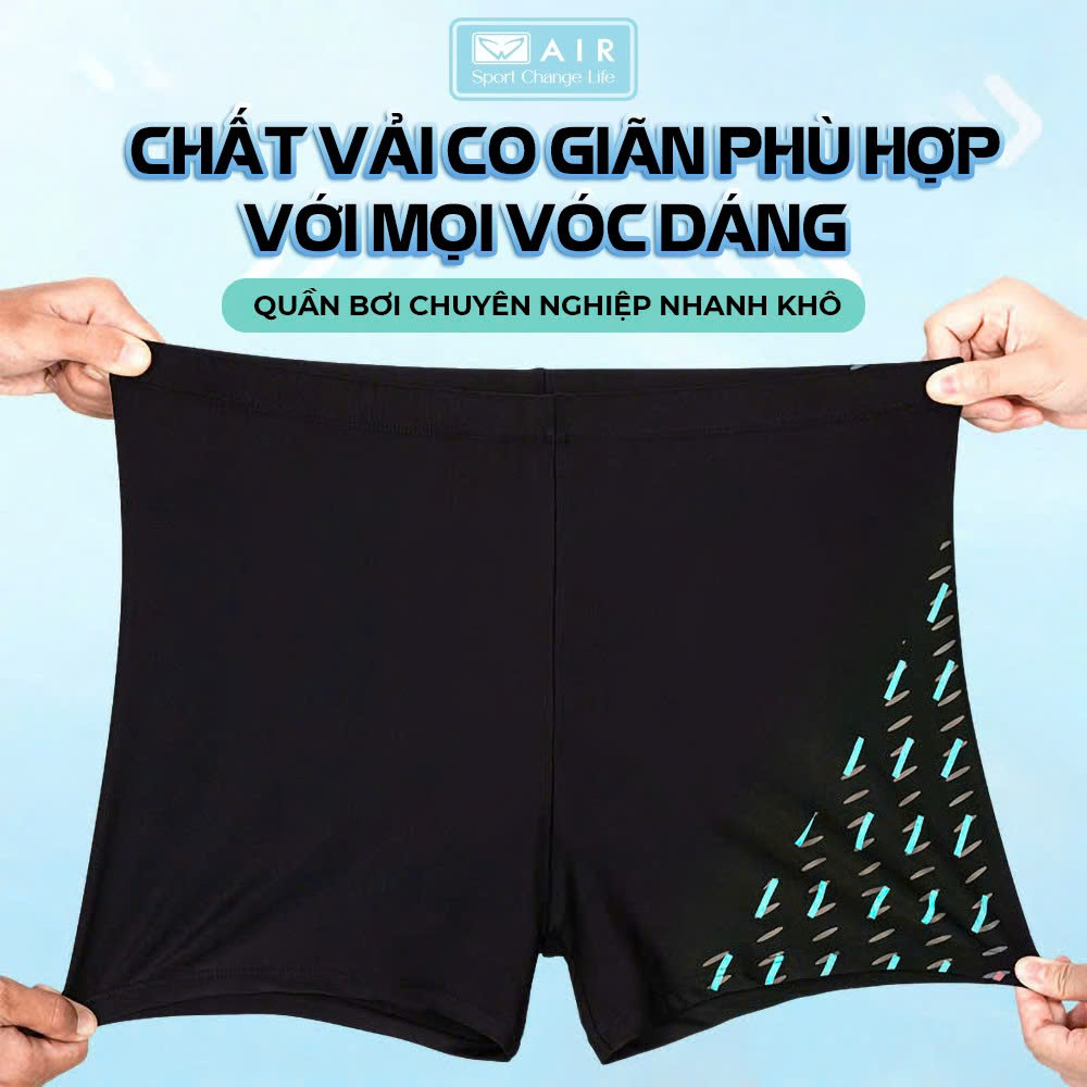 Quần bơi nam AIR 02 kháng CLO, chống tia UVA+ UVB, nhanh khô, thoáng khí