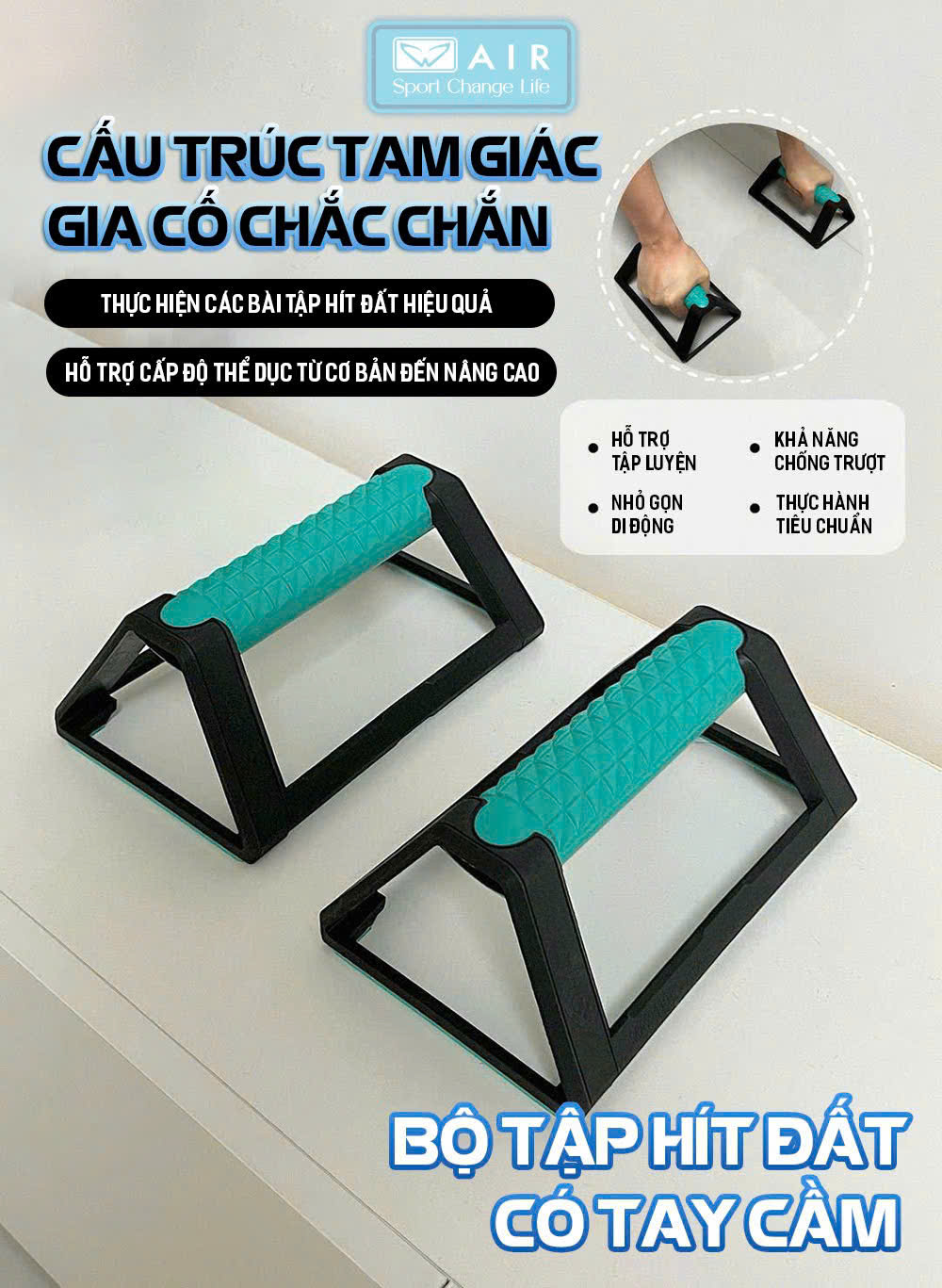 Bộ tập chống đẩy, hít đất